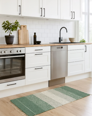 Aire vihreä puuvillamatto