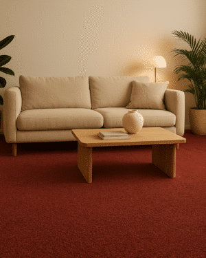 Cashmere velvet 016 rust mittatilaus nukkamatto