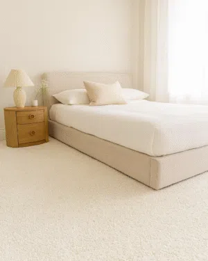 Cashmere velvet 031 white mittatilaus nukkamatto