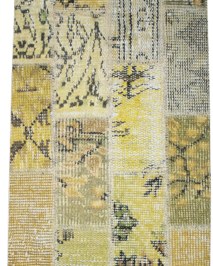 Color patchwork matto