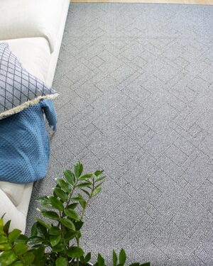 Kaarna harmaa leveys (grey-sugar) mittatilausmatto