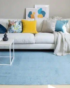 Satino turkoosi 72 mittatilausmatto