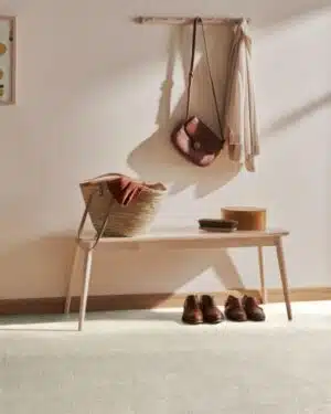 Satino vaalean harmaa / beige 39 mittatilausmatto