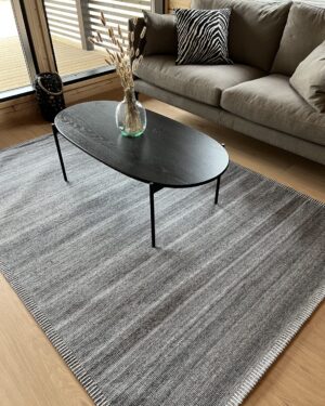 Kilim Durry Dark Grey