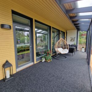 Terassimatto Manchester 77 anthracite mittatilausmatto