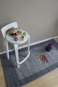 Lasse puuvillamatto harmaa