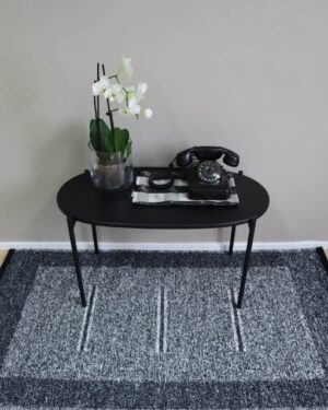 Lasse puuvillamatto musta