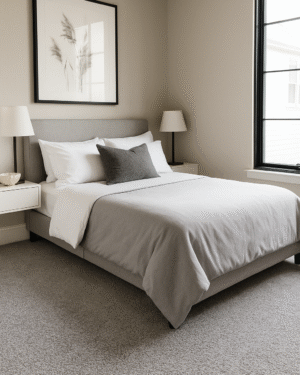 Memphis 372 vaalean harmaa kokolattiamatto