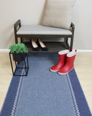 Vienna sininen käytävämatto 80cm