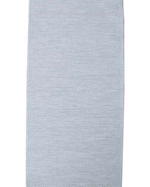 Valkoinen kierrätyspuuvillasta valmistettu matto, koko 80x200cm