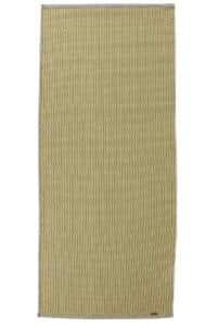 Keltainen-beige puuvilla-paperinarumatto koko 80x200cm