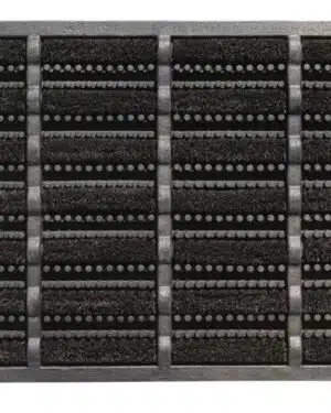 Kynnysmatto musta kookosharjas/kumi 45x75cm