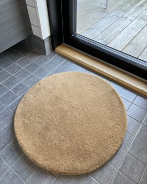 Plain käsintuftattu abricot pyörä