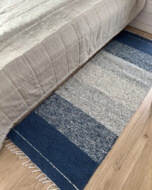 Aire sininen puuvillamatto