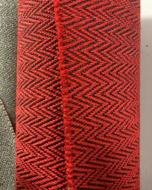 Sisal kalanruoto punainen leveys 200 cm