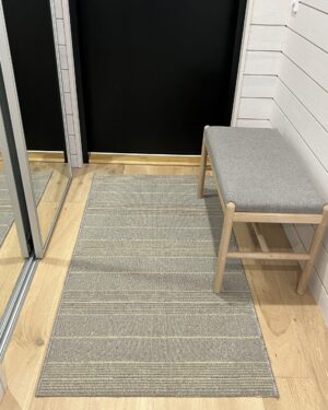 Sancho grey-cream käytävämatto leveys 100cm