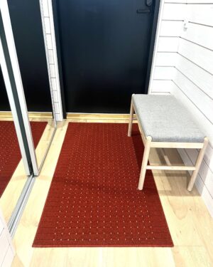 Stanford punainen käytävämatto leveys 100cm