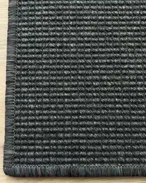 Ribb 128 dark grey/black mittatilausmatto