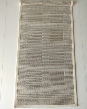 Timantti kotimainen valkoinen puuvilla-paperinarumatto 80x200cm