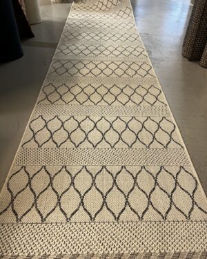 Dawn Foam 6826 valkoinen käytävämatto leveys 80cm lievä kakkoslaatu