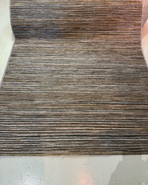 Bristol harmaa-ruskea käytävämatto 120 cm