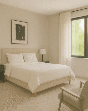 Satino beige 34 mittatilausmatto