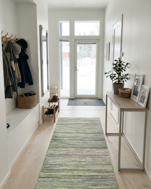 Brighton tummanvihreä käytävämatto 80 cm