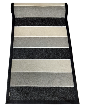 Narma Riku musta puuvillamatto 80x250 cm