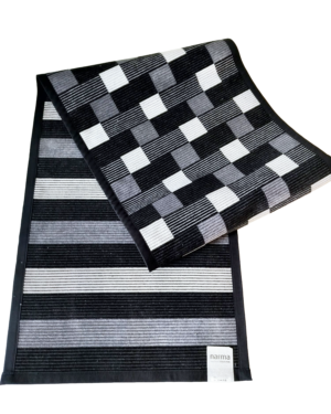 Narma des 4285 musta puuvillamatto 80x250 cm