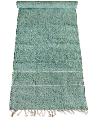 Pia puuvillamatto vihreä 80x200 cm