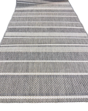 Raita käytävämatto vaaleanharmaa 80 cm