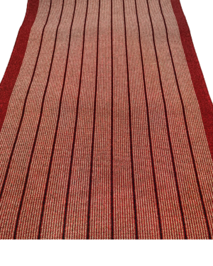 Satu punainen käytävämatto 100 cm