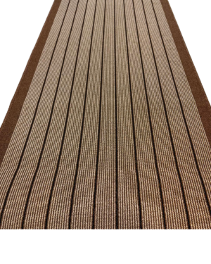 Satu ruskea käytävämatto 100 cm