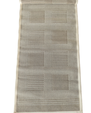 Timantti kotimainen valkoinen puuvilla-paperinarumatto 80x200cm