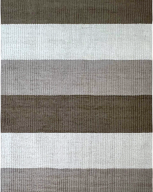 Dhurrie raidallinen beige villamatto 170x240cm
