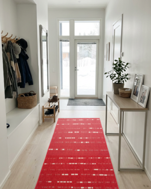 Domino käytävämatto punainen 80 cm