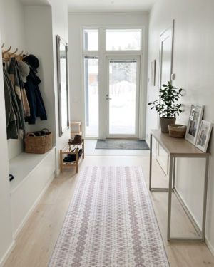 Hestia Kuura valkoinen käytävämatto 80 cm