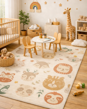 Piccolo eläimet lastenmatto 120x180cm