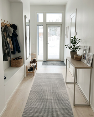 Tundra käytävämatto grey 80 cm