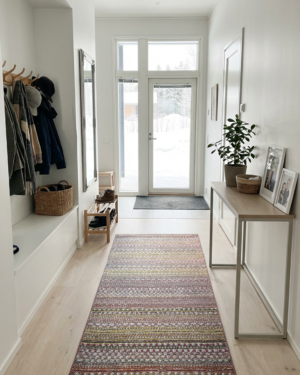 Virve kirjava käytävämatto 80 cm