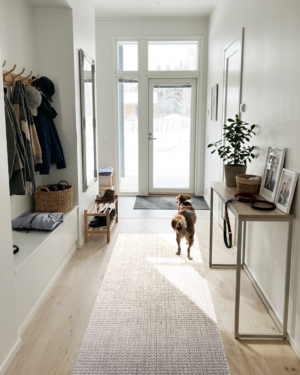 Dawn Foam 5787 GU6 W valkoinen käytävämatto leveys 120cm