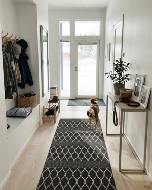 Dawn Foam 6826 DM9 K musta käytävämatto leveys 120cm