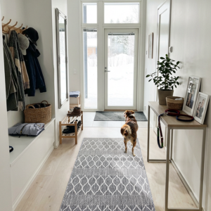 Dawn Foam 6826 harmaa käytävämatto leveys 120cm