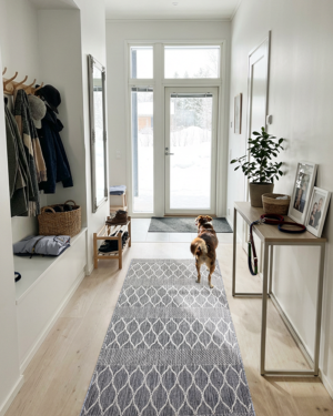 Dawn Foam 6826 harmaa käytävämatto leveys 80cm