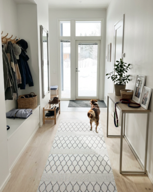 Dawn Foam 6826 valkoinen käytävämatto leveys 80cm