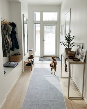 Kapa Foam GU6W valkoinen käytävämatto leveys 120cm