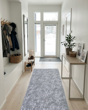 Rex helppohoitoinen matto white/black leveys 80 cm