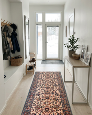 Safiiri vihreä käytävämatto leveys 80 cm