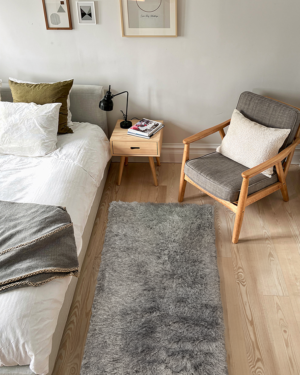 Salsa silver-grey ryijymatto