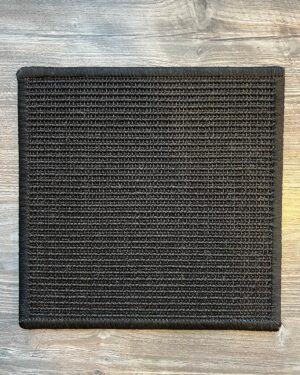 Sisalmatto Boucle musta 8070 mittatilausmatto